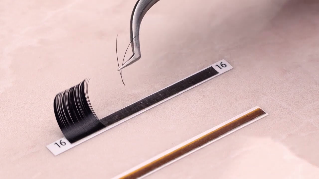 Пинцет для наращивания ресниц TimBale ZD-16