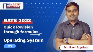 Operating System for GATE | Quick Revision through Formulas by Ravi Bogdula Sir