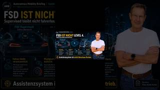 Tesla FSD ist nicht Level 4