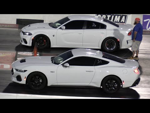 New Mustang GT vs Hellcat Charger