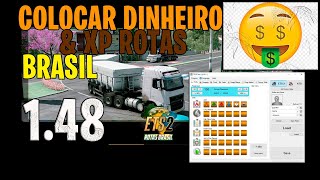  (ETS2) 1.48 - COMO COLOCAR DINHEIRO E EX NO ROTAS BRASIL 