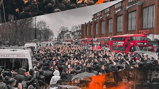 NOI SIAMO LA CURVA SUD 🔴⚫️(Londra-Tottenham 08-03-23)