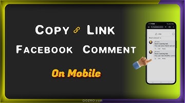 How to get/copy Facebook comment link on mobile (2025)