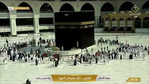 آيات من سورة الأنفال بصوت الشيخ خالد بن سليمان المهنا.