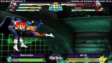 The Salty Runback 7 MvC3 - Rowtron vs BitQ