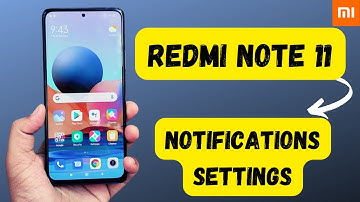 How to turn off notification in Redmi Note 11 | Notifications settings