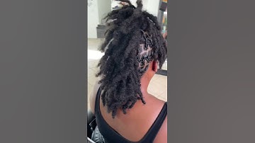 Locs styled into a Mohawk, no one does it like Nala 😍 #stylesbynala #locs #locstyles #dreadlocks