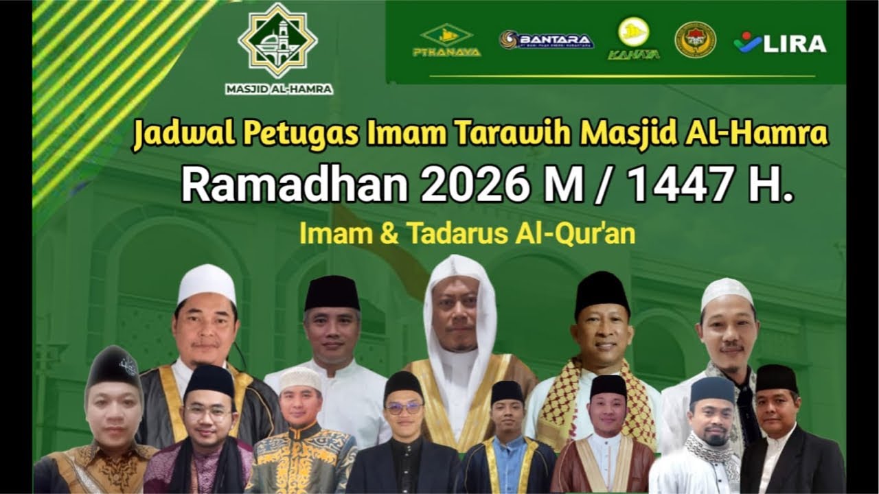 🔴 LIVE SHOLAT TARAWIH MALAM KE- 12 RAMADHAN || IMAM: UST. ASEP SYIHABUDDIN, SQ. S. Sos. #alhamra