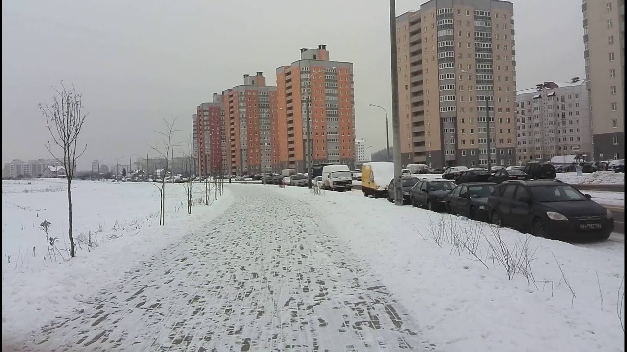 Huawei Ascend Mate - Camera Test (Full HD 1920 x 1080) Улица Юрия Семеняко - Минск (13 : 16 дня)