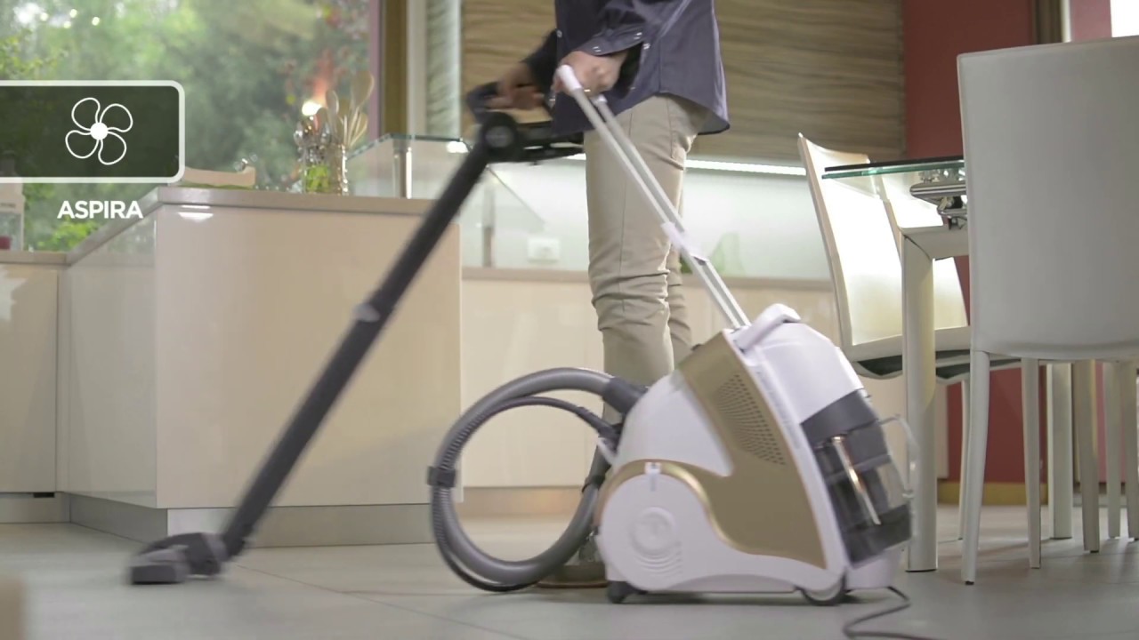 POLTI Unico MCV85_Total Clean \u0026 Turbo: el aspirador sin bolsa que aspira,  higieniza y seca. - YouTube