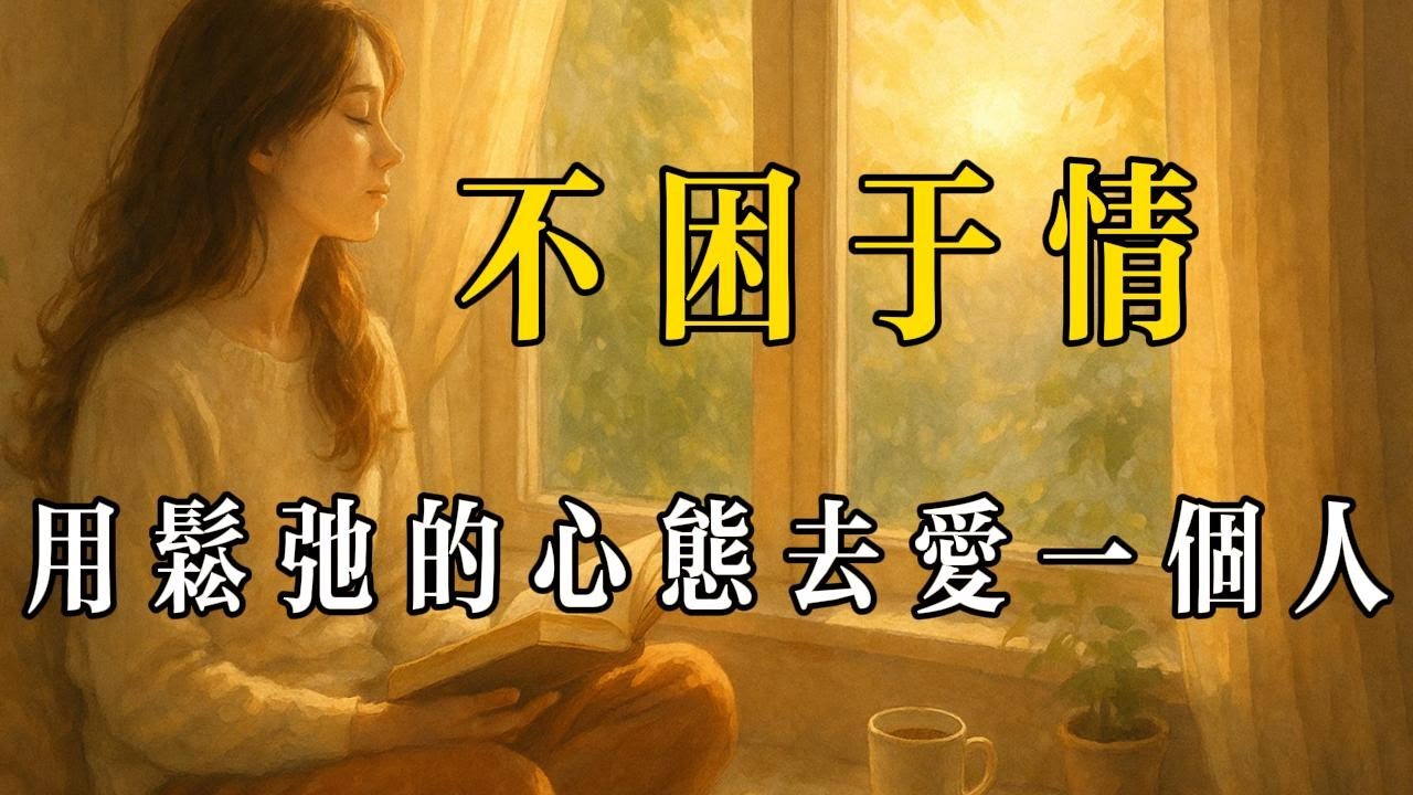 不困於情:用鬆弛的心態去愛一個人 - YouTube