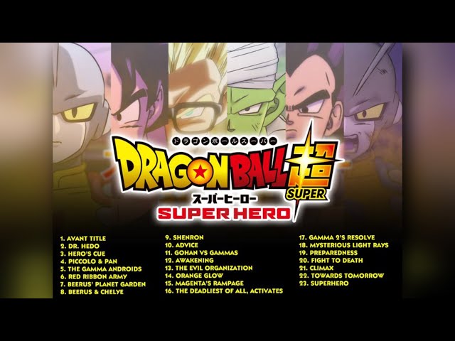 Trilha sonora de Dragon Ball Super: Super Hero revela spoilers do filme