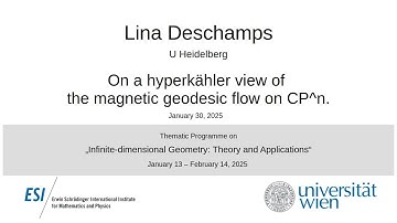 Lina Deschamps - On a hyperkähler view of the magnetic geodesic flow on CP^n.