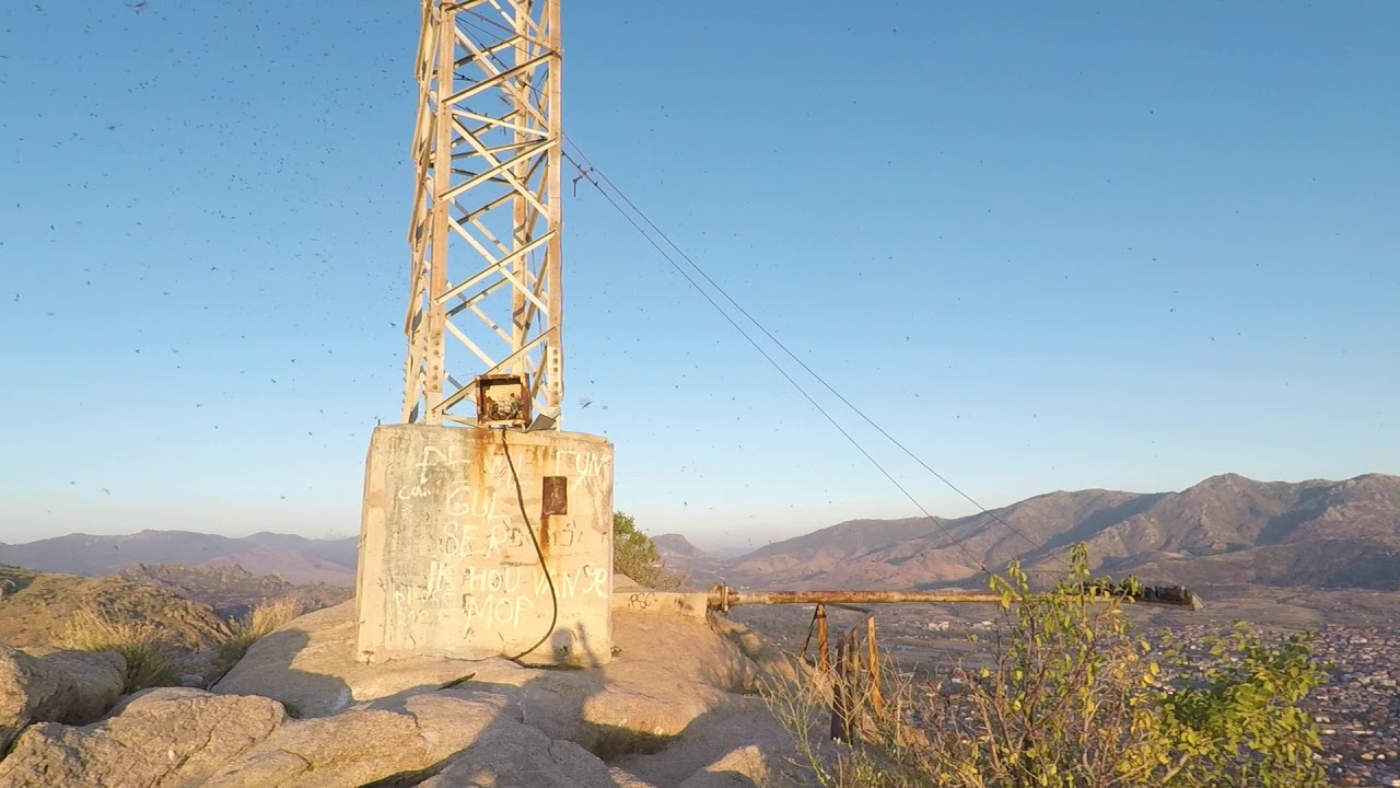 Peak of Marko's Towers Hill over Prilep, Macedonia