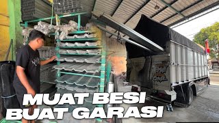THE ONE YOU'VE BEEN WAITING FOR‼️ LOADING STEEL FOR THE TRUCK GARAGE