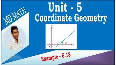 Class 10 | Unit -5 | Coordinate Geometry | Example : 5.13