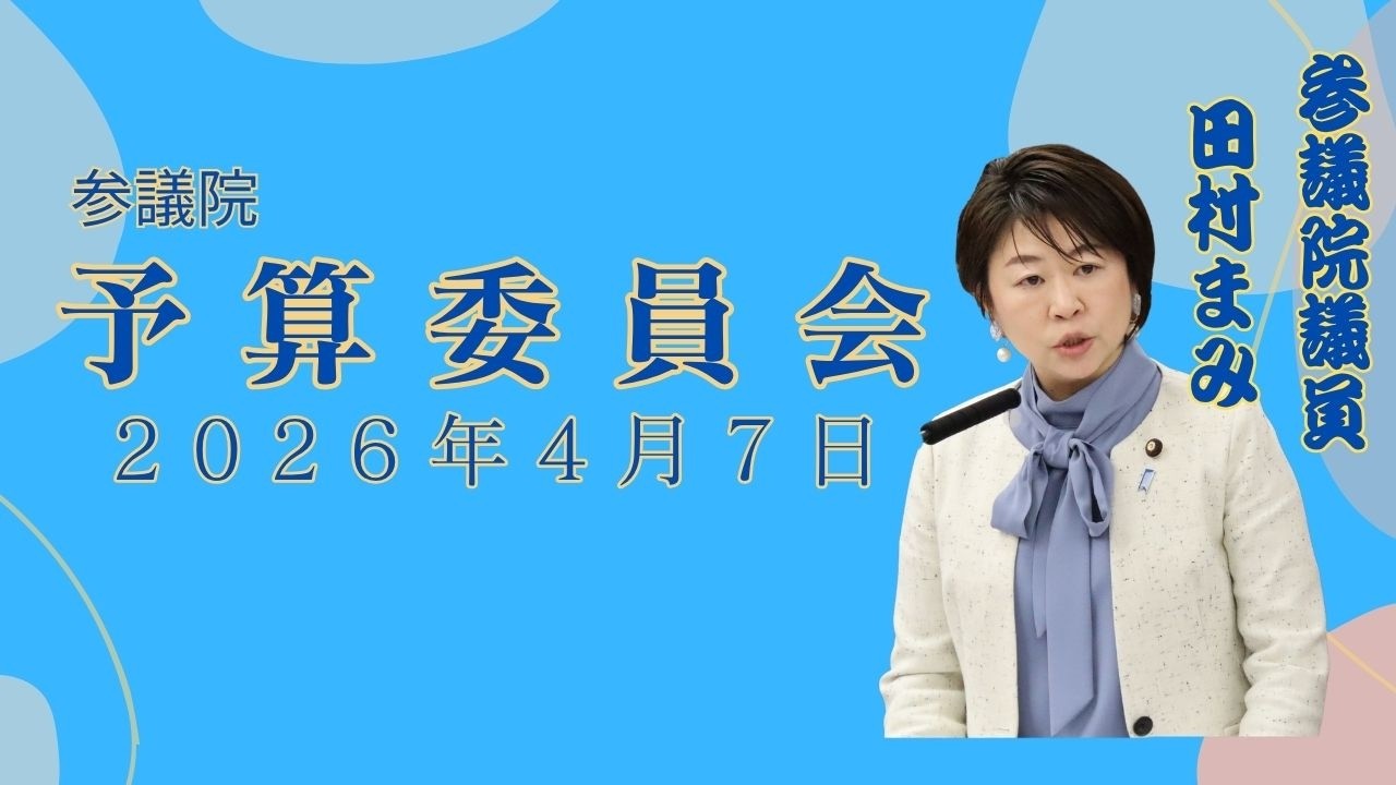 2026年4月7日参議院予算委員会　修正動議