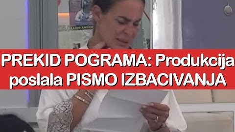 Elita 8 - PREKID POGRAMA: Produkcija poslala PISMO IZBACIVANJA | Zadruga uzivo
