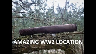 Hidden German WW2 munition storage  The 88 mm.  Part 1.