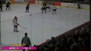 #1 Ferris State v #19 Western Michigan Period 2 Highlights 2/25/12