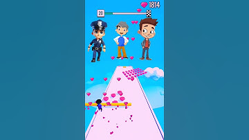 Diamond Collect vs Reverse Gameplay Roof Rails 🥶🔥#shorts #roofrails #games #gaming