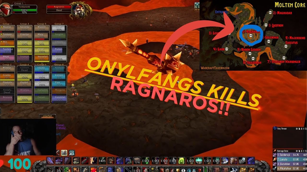 ONLYFANGS Kills BOSS RAGNAROS In The MC RAID! - YouTube