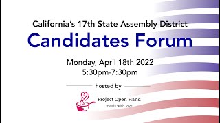 Candidates Forum Featuring Matt Haney and David Campos