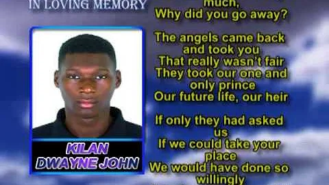 Kilan Dwayne John memorial