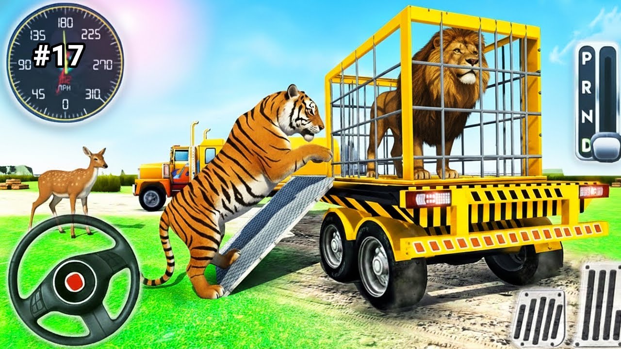 Real Farm Animal Transport Simulator - Zoo Animal Transport Truck 3D - Android gameplay #14