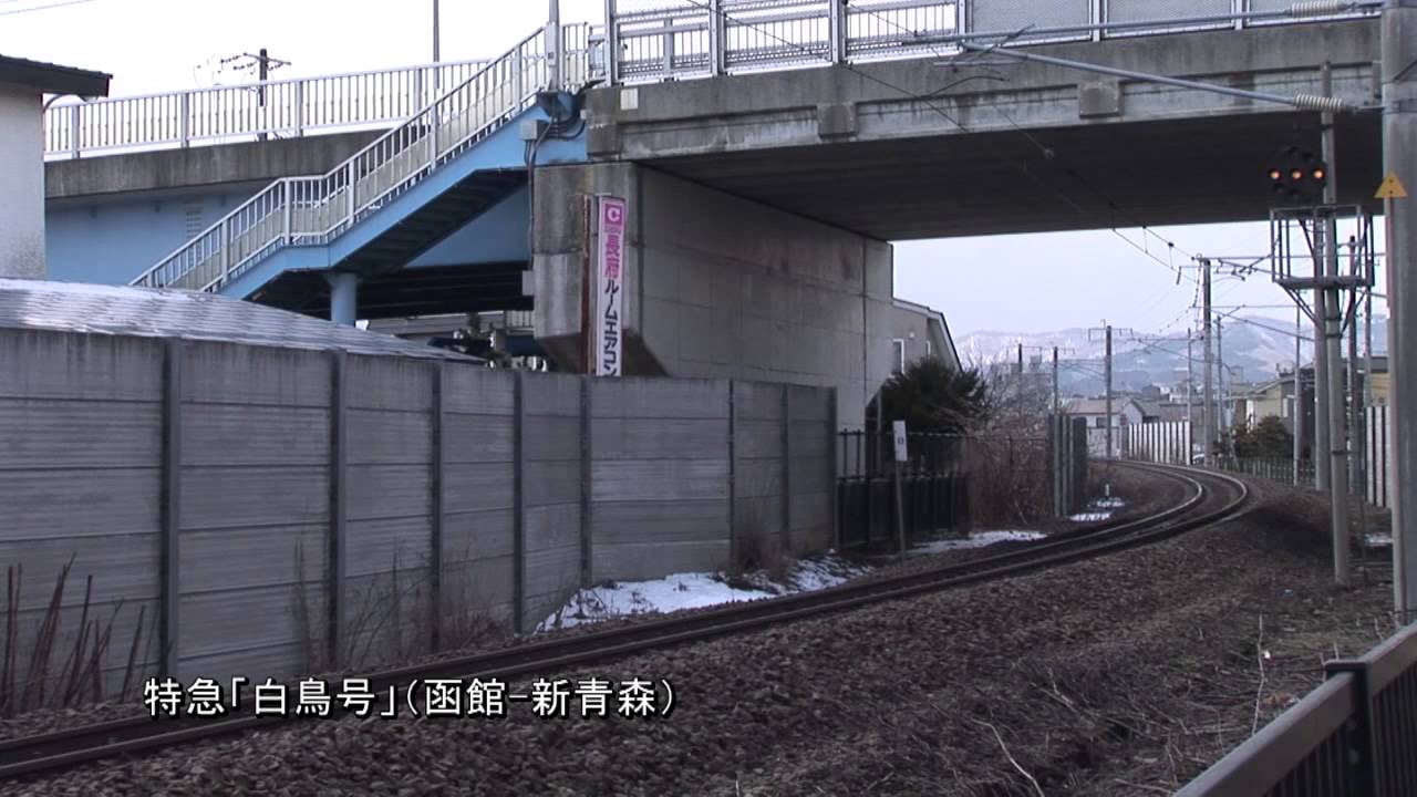 （HD）485系3000番代、特急「白鳥」走行シーン