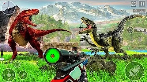 Dinosaur Game: 2025 Dinosaur 3D Zoo Hunter Game - Android Gameplay