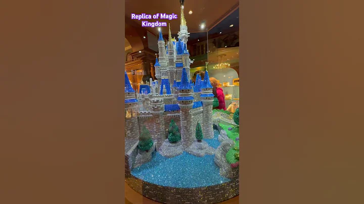 $250,000 Crystal Covered Cinderellas Castle in Magic Kingdom! #disneyart #disneyworld #disneyparks