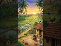 90s Village Summer Memories 🥭 | Tamil Nadu Ghibli Style #village #tamil#gibliart #shorts