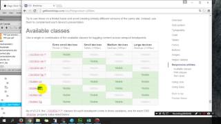 How to hide HTML sections on mobile devices tutorial (using Bootstrap)