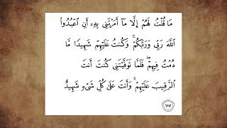 Qur'an Memorization - Day 303 (Al Ma'idah 116-117)