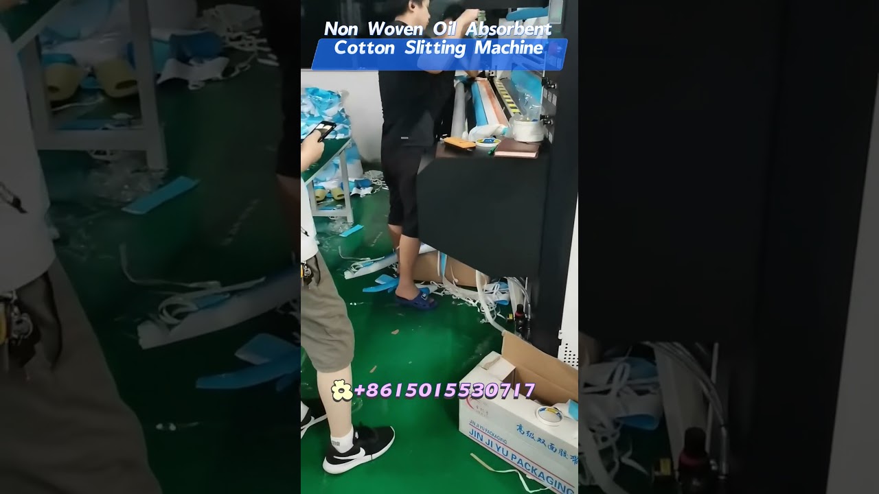 rewinder machine for nonwovens oil absorbing cotton roll for cooker hood oil clear