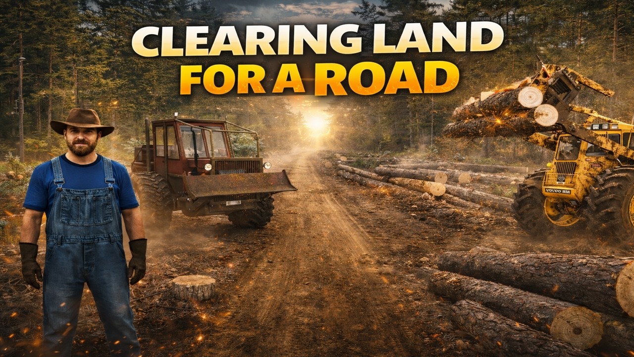 Clearing Land for the new road