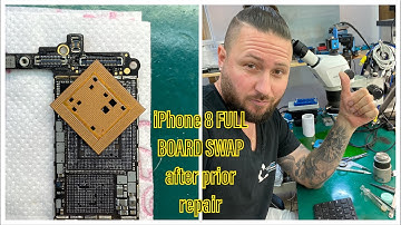 MASTERWORK - iPHONE 8 PRIOR REPAIR - BOARD DESTROYED - FULL BOARD SWAP - A11 CPU