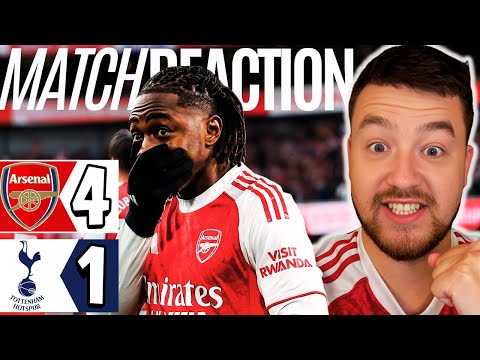 We HUMILIATED Them! Arsenal 4-1 Spurs | Match Reaction!