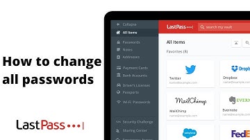 LastPass: How To Change All Passwords Tutorial 2024