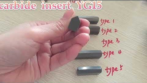 do you know the tool Carbide insert  YG15  how to use#carbidetools