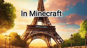 How to make Eiffel tower 🗼 in minecraft.part 1.