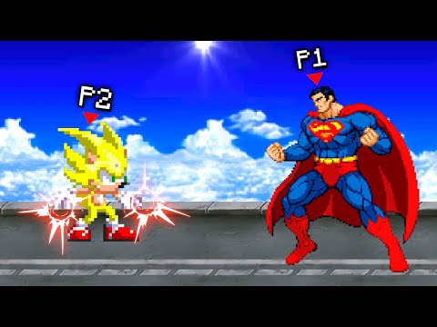 ¿Puede Sonic ganarle a Superman en el Juego?