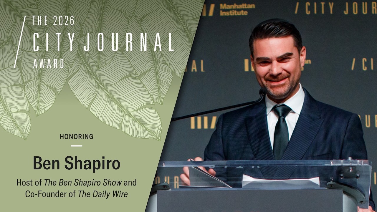 City Journal Award 2026: Ben Shapiro