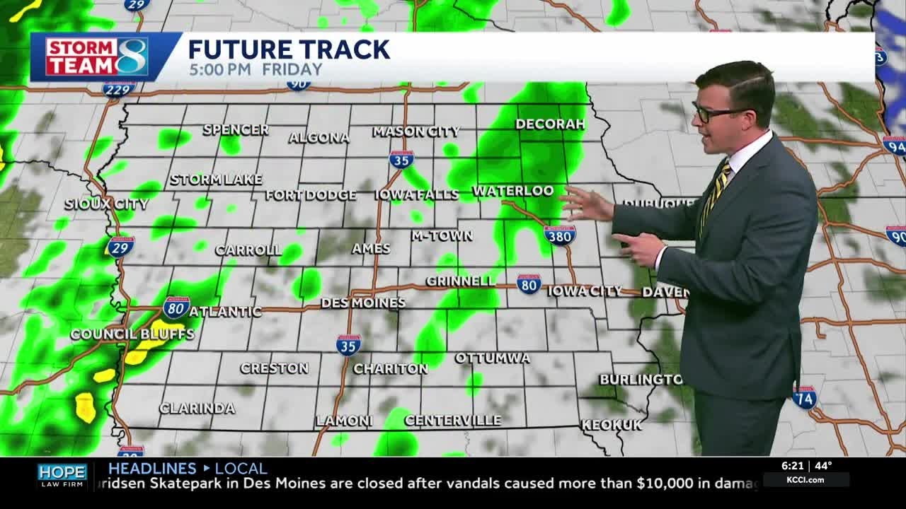 Iowa weather: Staying cool with more rain chances later this week - YouTube