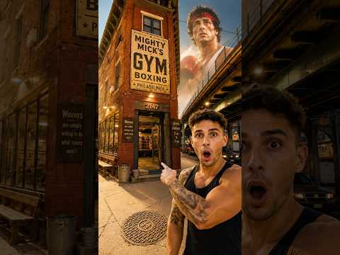Sono entrato nella VERA palestra di Rocky Balboa… quello che ho trovato è assurdo! 😳