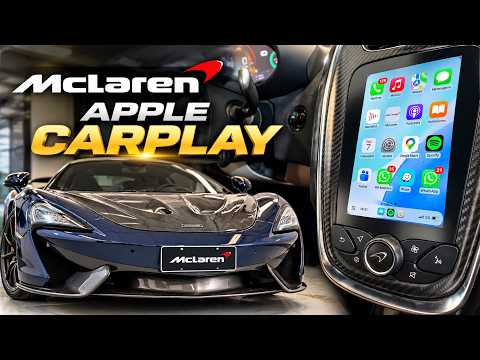 Instalação Apple Carplay e Android Auto sem fio Mclaren | DAIC 11 94641-1809