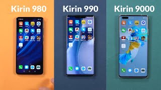 Kirin 980 VS Kirin 990 VS Kirin 9000 - SPEED COMPARISON