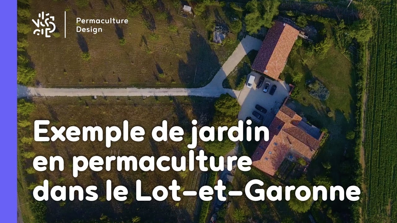 Exemple de jardin potager en permaculture dans le Lot et Garonne