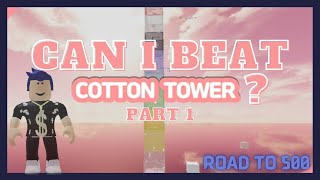 Can I Beat The EASIEST ROBLOX OBBY EVER?! (TOWER OF COTTON) || Part 1